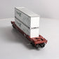 MTH 30-76624 O Burlington Northern Santa Fe Husky Stack Well Car w/ Load #230025