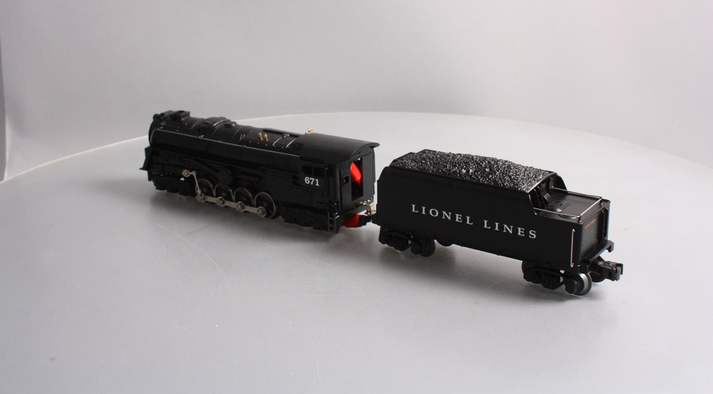 Lionel 6-18057 O Gauge CC PRR S-2 Turbine Steam Locomotive & Tender #671 LN/Box