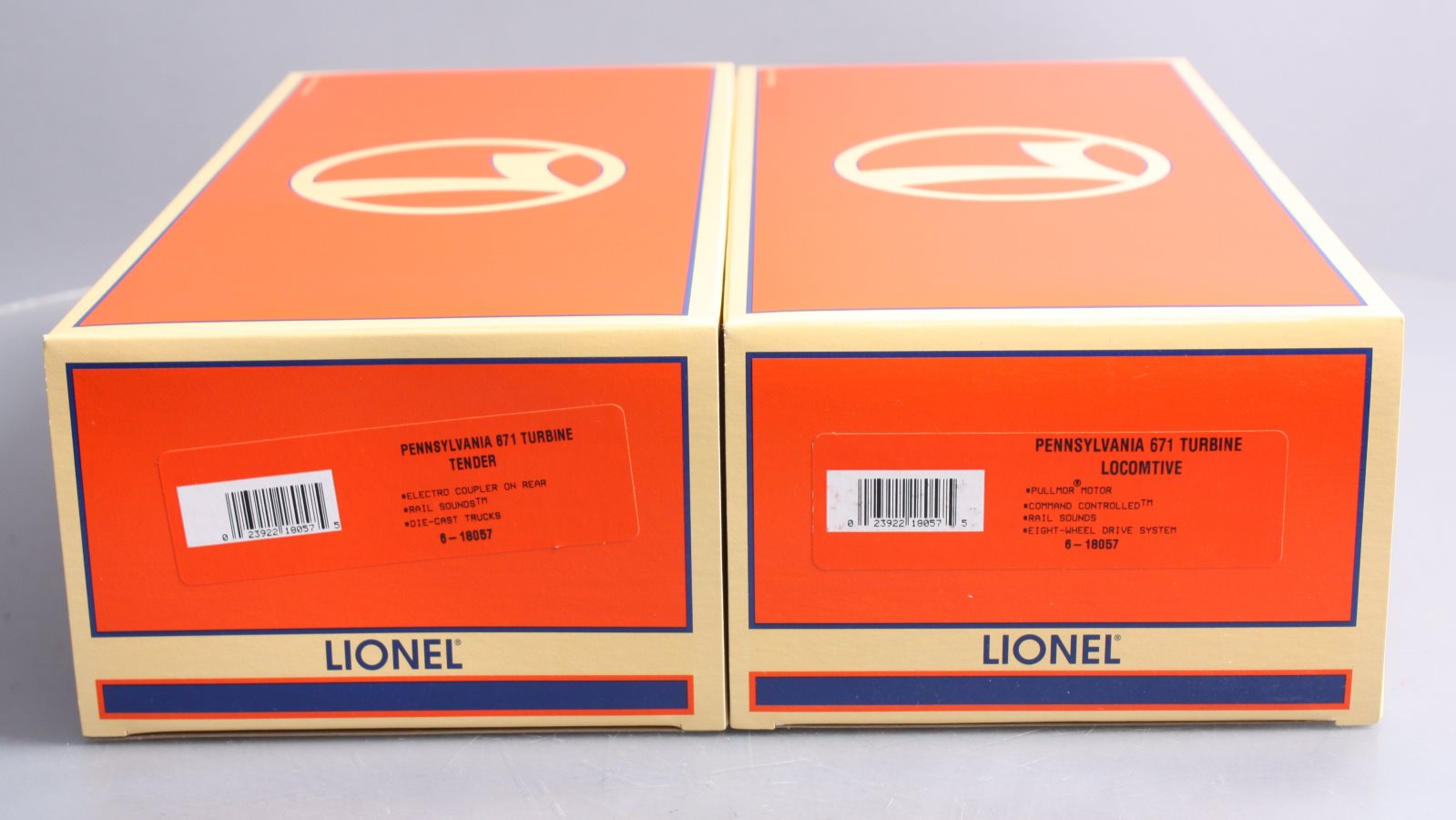 Lionel 6-18057 O Gauge CC PRR S-2 Turbine Steam Locomotive & Tender #671 LN/Box
