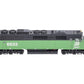 Athearn G67657 HO Burlington Northern F45 Diesel Locomotive w/DCC & Sound #6633