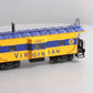 K-Line K612-4461 O Virginian Illuminated Bay-Window Smoking Caboose #6201 LN/Box