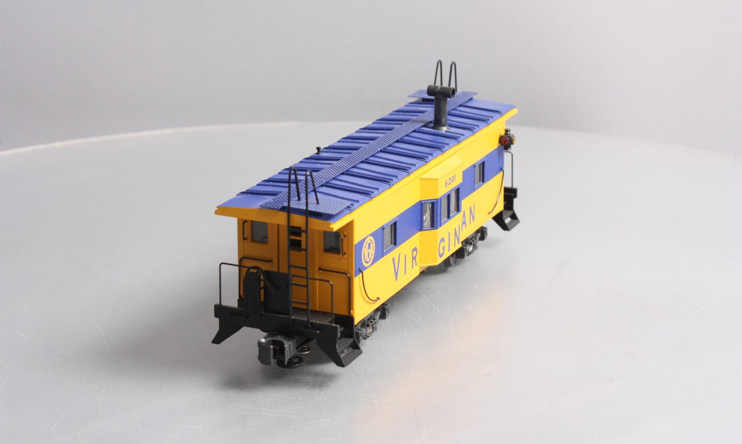 K-Line K612-4461 O Virginian Illuminated Bay-Window Smoking Caboose #6201 LN/Box