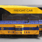 K-Line K612-4461 O Virginian Illuminated Bay-Window Smoking Caboose #6201 LN/Box