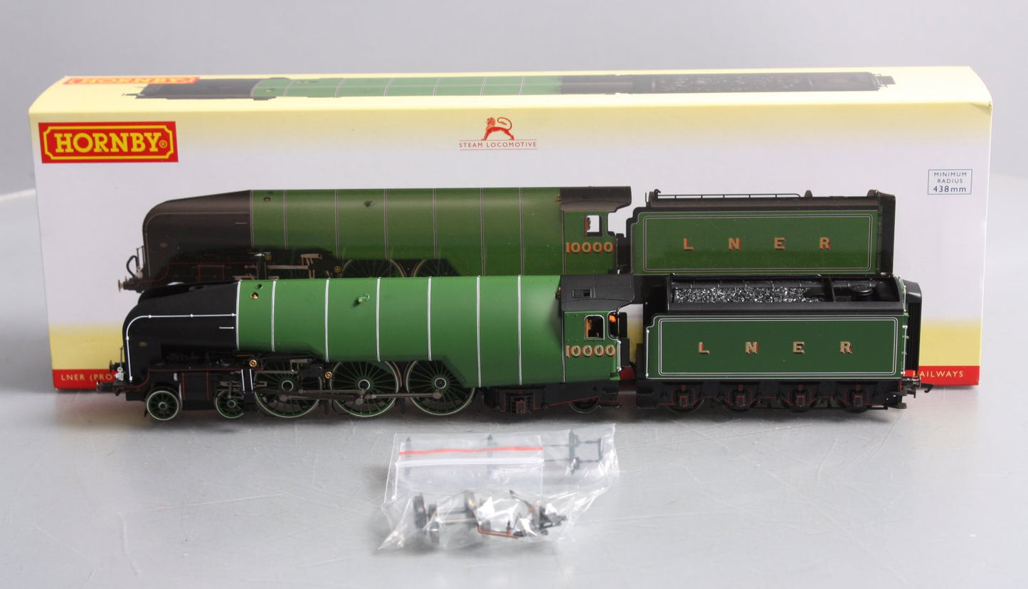 Hornby R3842 OO LNER Promotional W1 Hush Hush 4-6-4 Steam Locomotive #10000