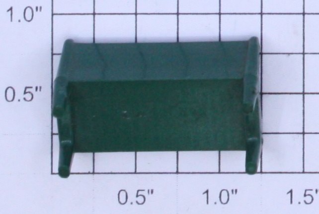 Plasticville PV-70G O Gauge Dark Green Plastic Bench Figure