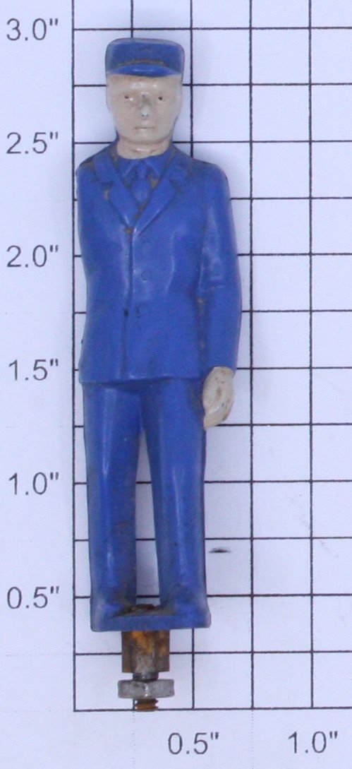 Lionel 145-27 O Gauge Blue Painted Gateman Figure without Arm