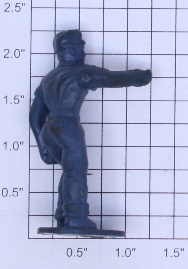 Lionel 362-73 G Gauge Blue Figure Barrel Loader