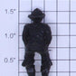 Lionel 52-26 O Gauge Black Seated Fireman Figure for Ladder Car "Deluge Nozzle"