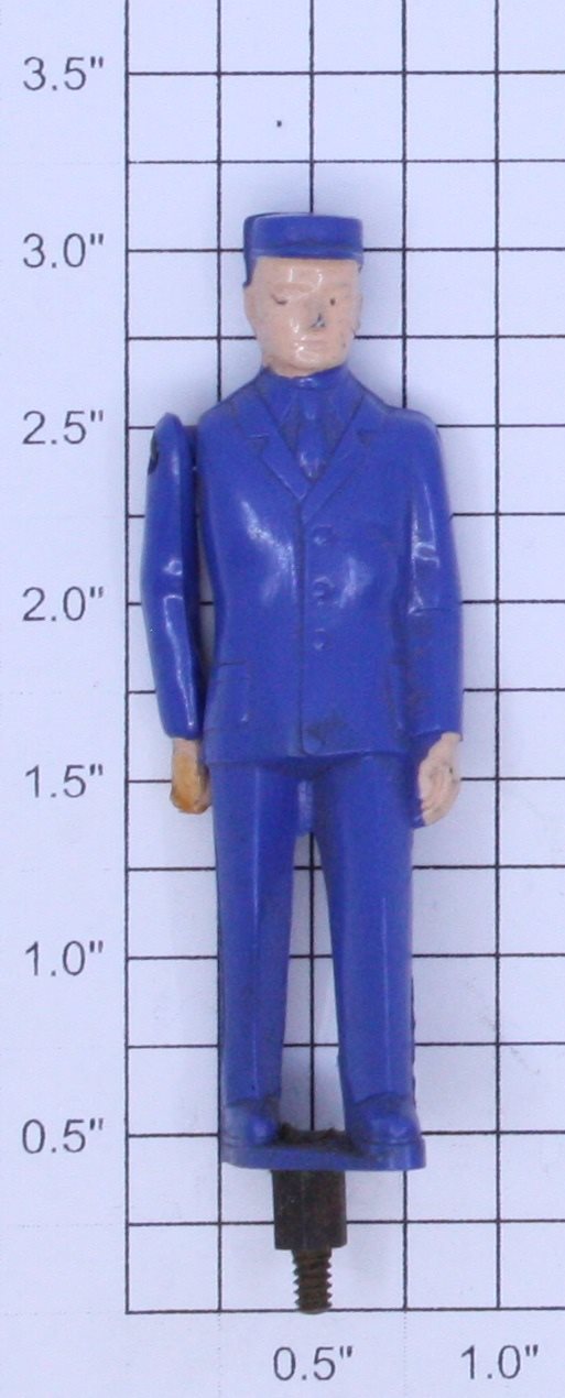 Lionel 145-27 O Gauge Blue Painted Gateman Figure without Lantern & Finger