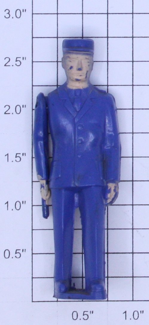 Lionel 145-27 O Gauge Blue Painted Gateman Figure without Stud or Lantern