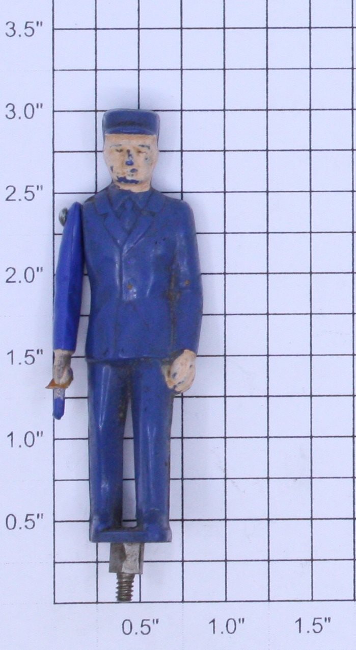 Lionel 145-27 O Gauge Blue Painted Gateman Figure without Lantern