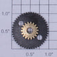 Lionel 2035-119 Non-Magnetic Brass Intermediate Cluster Gear