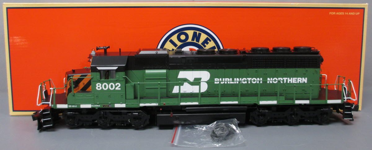 Lionel 2233521 BTO Burlington Northern LEGACY SD40-2 Diesel Locomotive #8002
