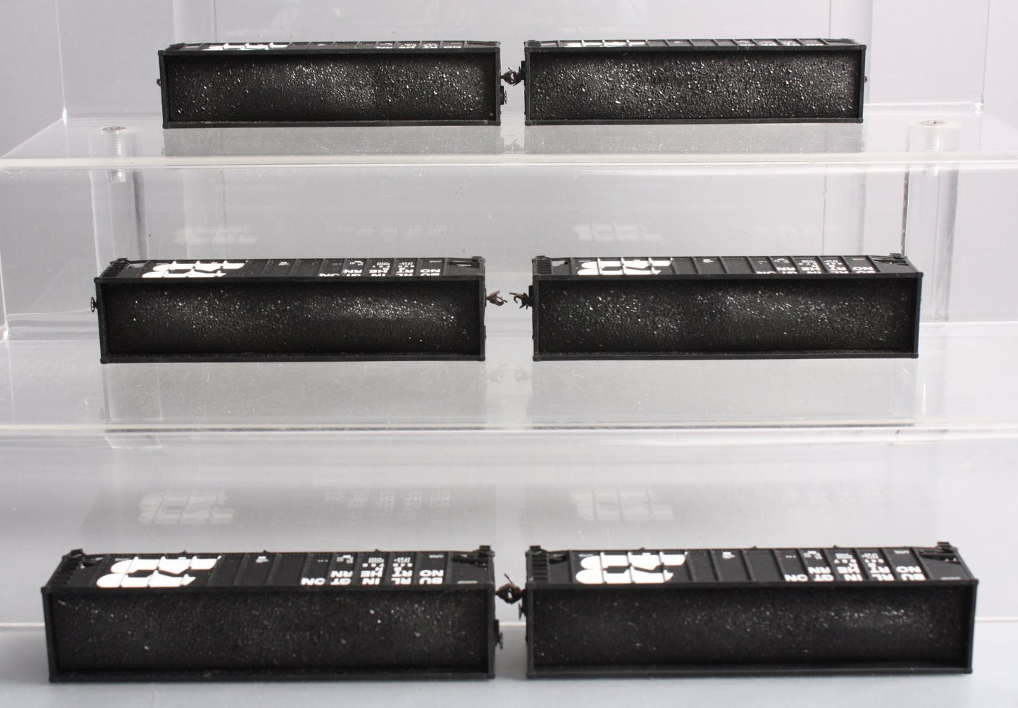 Walthers 932-7851 HO Scale BN Bethlehem 100 Ton Coal Hopper Set (Set of 6) LN/Box