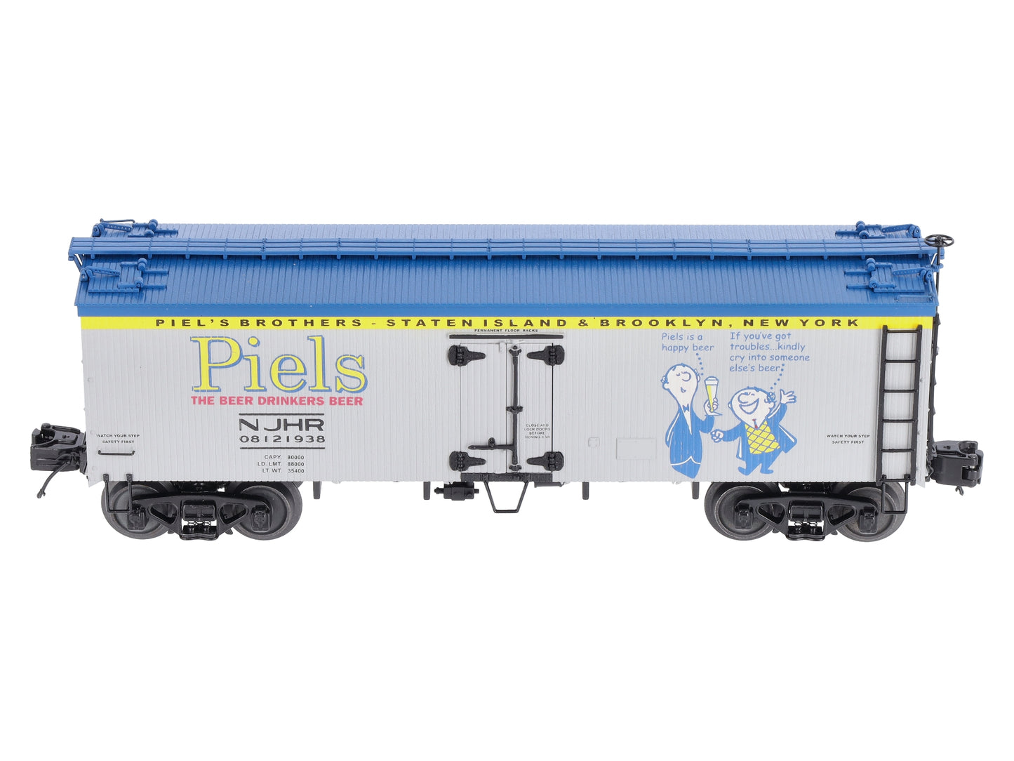 MTH 20-94497 O Piel's Beer 36' Woodsided Reefer Car #08121938 LN/Box
