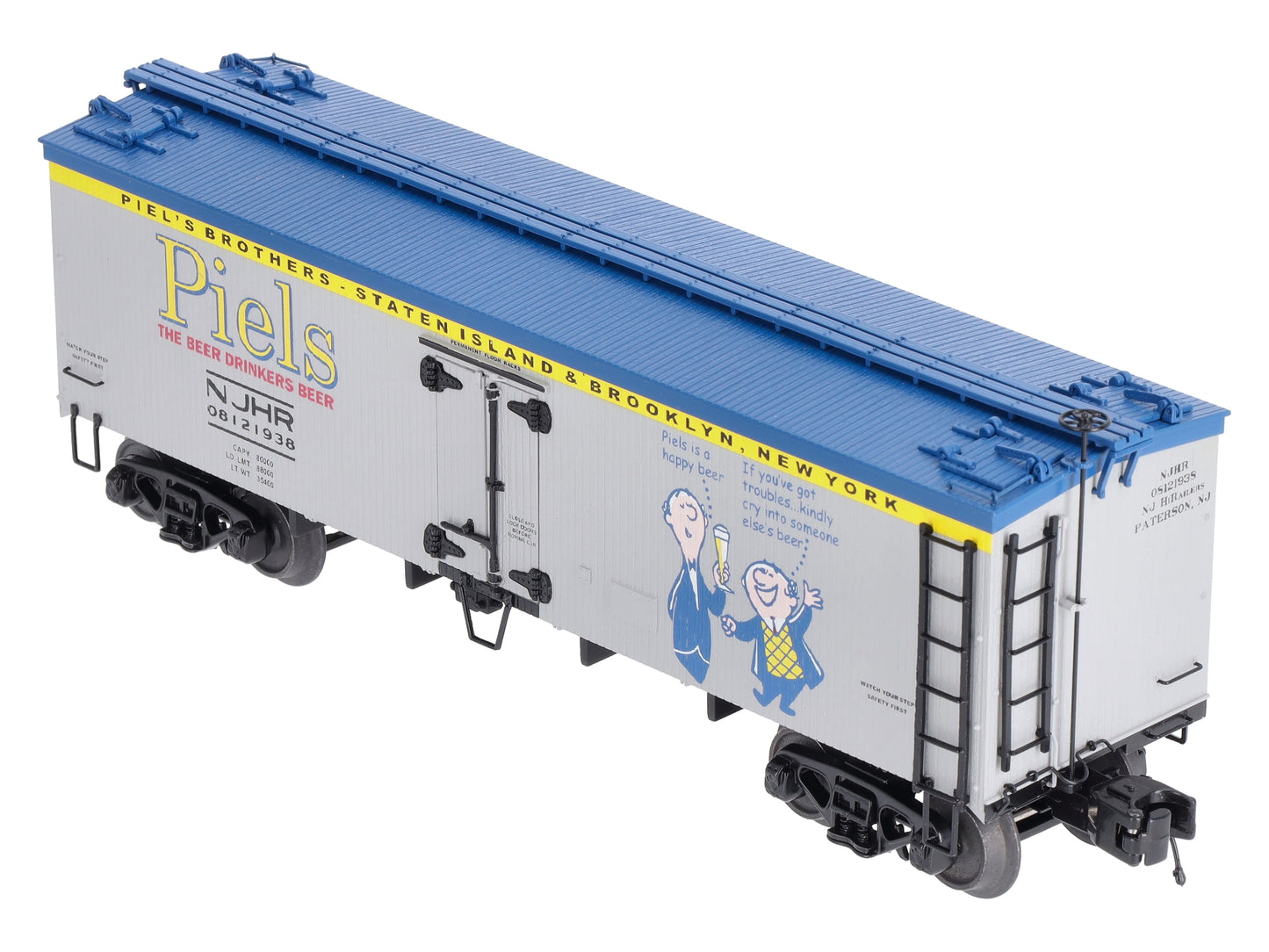MTH 20-94497 O Piel's Beer 36' Woodsided Reefer Car #08121938 LN/Box