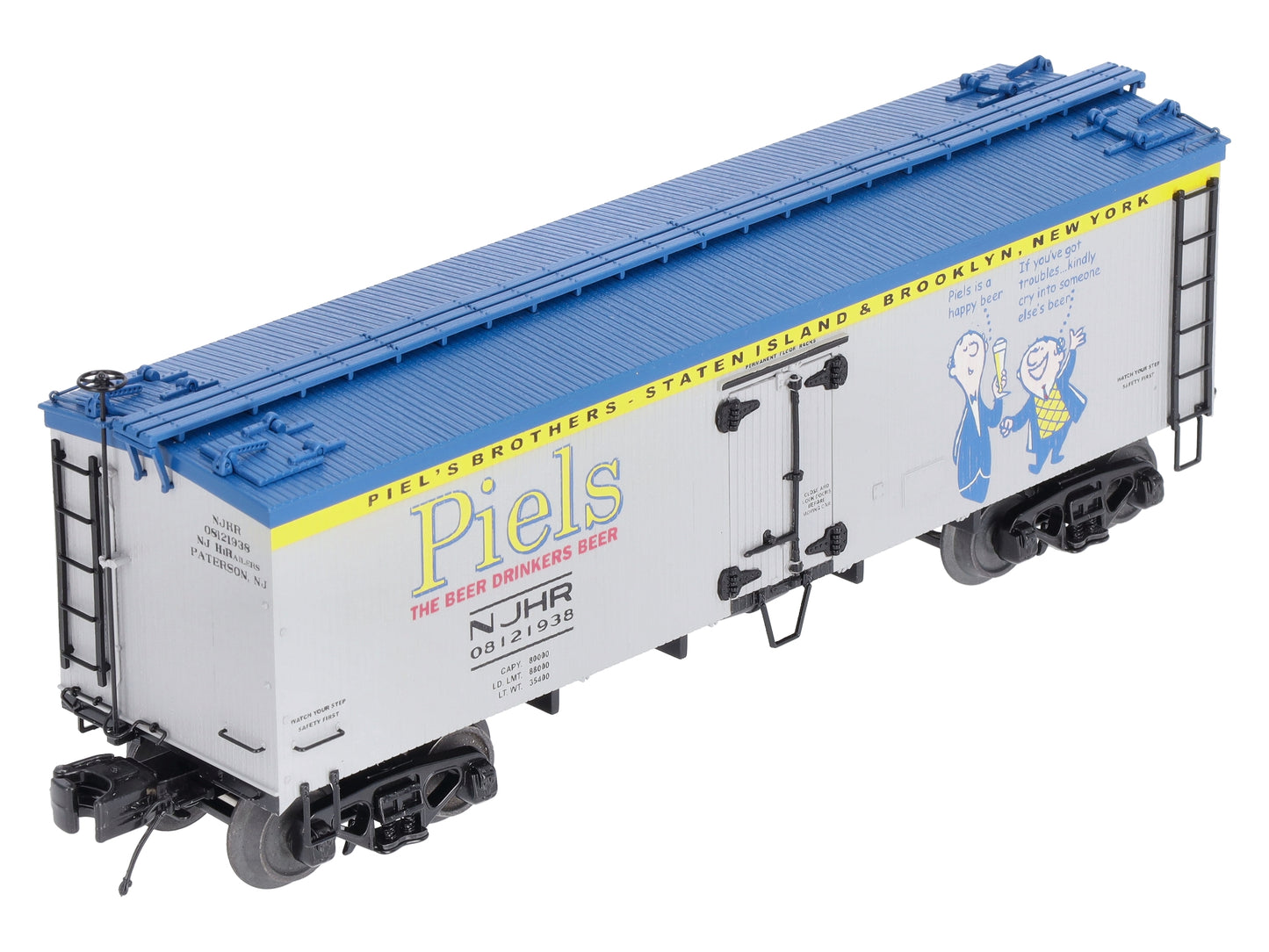 MTH 20-94497 O Piel's Beer 36' Woodsided Reefer Car #08121938 LN/Box