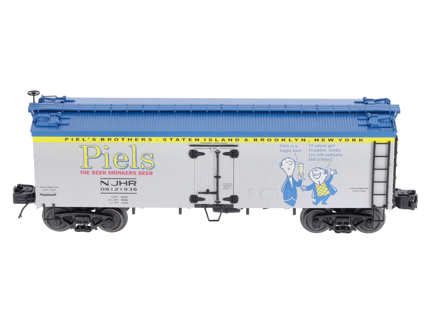 MTH 20-94497 O Piel's Beer 36' Woodsided Reefer Car #08121938 LN/Box