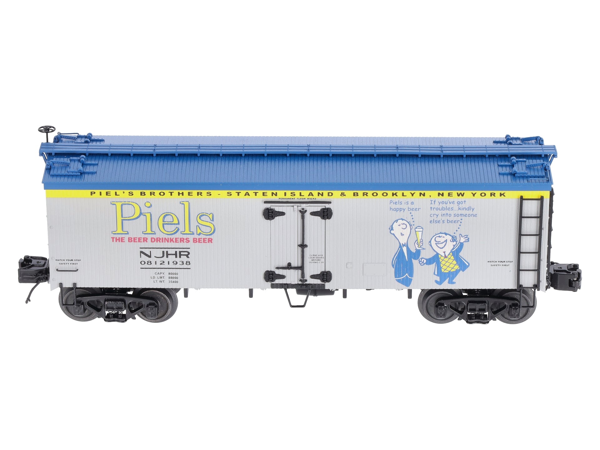 MTH 20-94497 O Piel's Beer 36' Woodsided Reefer Car #08121938 LN/Box