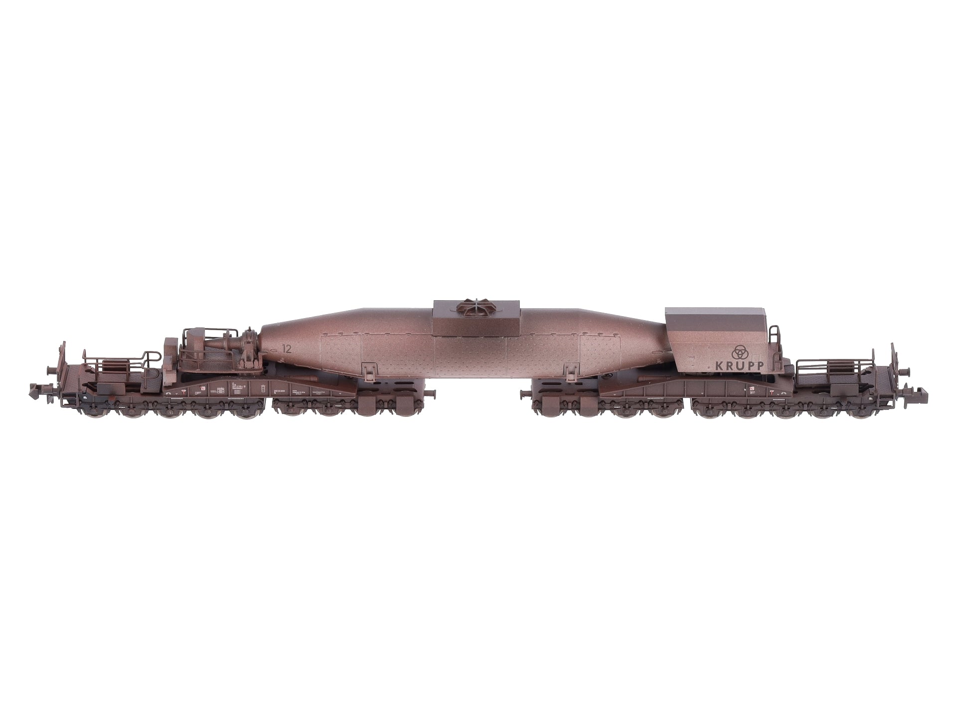 TRIX MINITRIX TEE CAPITOLE 6両 Trix 15553 N KRUPP Torpedo Hot Metal Ladle Car #12 – Trainz