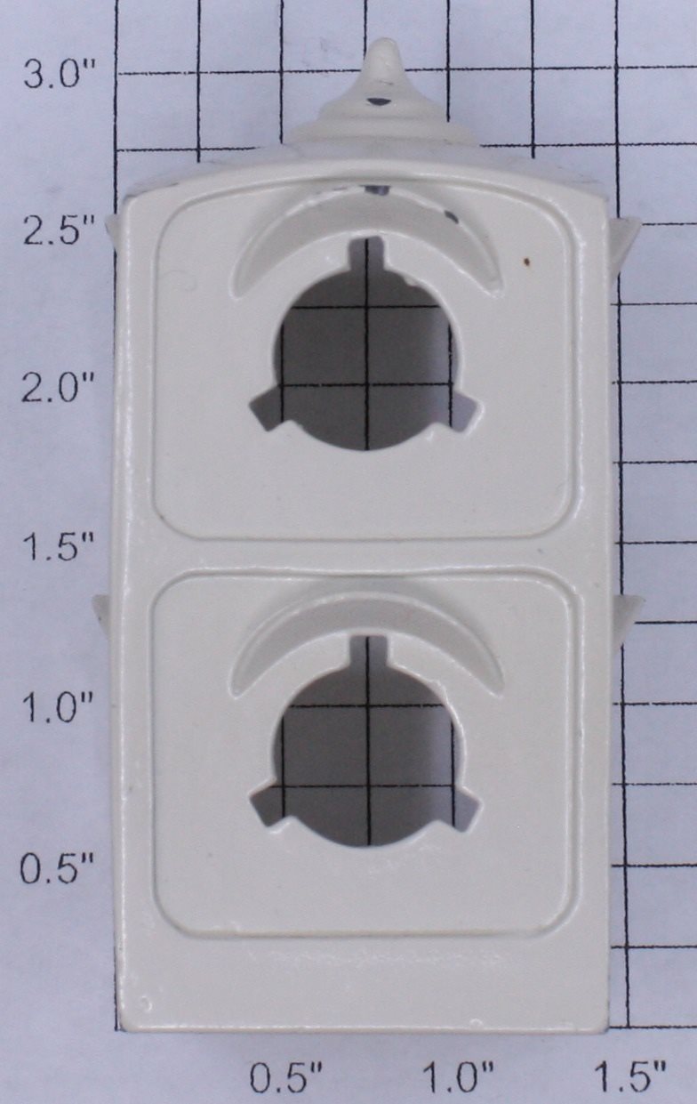 Lionel 78-33 White Painted Cast Signal Hood