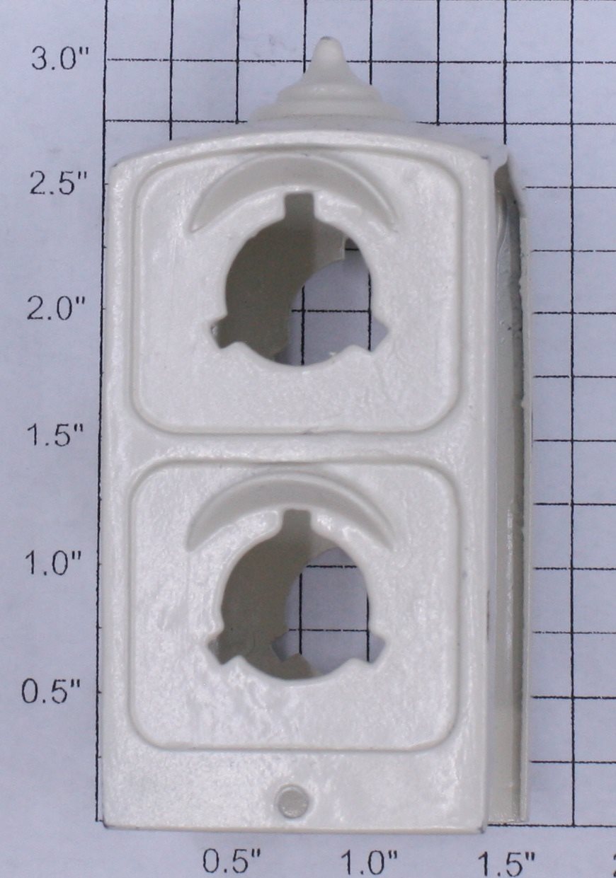 Lionel 78-33 White Painted Cast Signal Hood