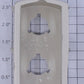 Lionel 78-33 White Painted Cast Signal Hood