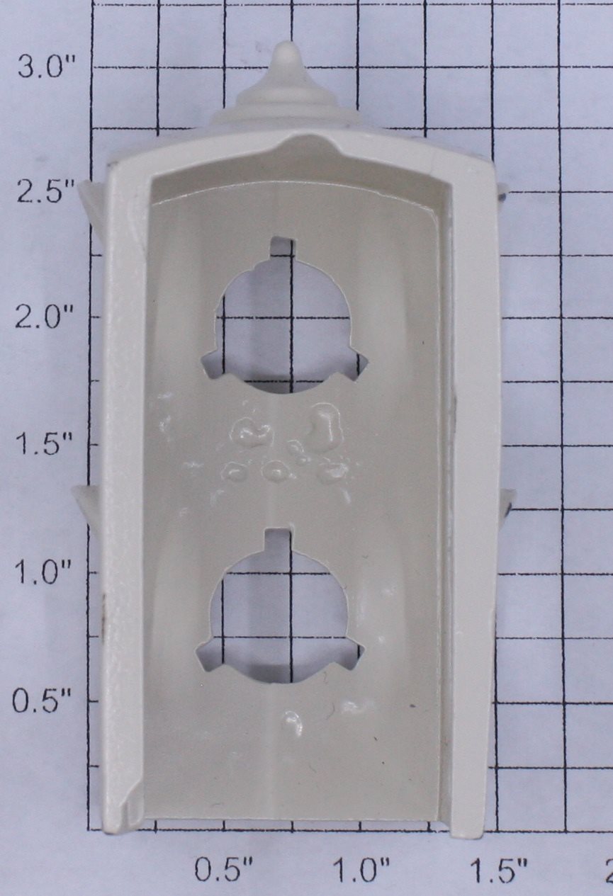 Lionel 78-33 White Painted Cast Signal Hood