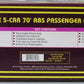 MTH 20-6576 O Gauge New York Central 70' Streamlined Passenger 5-Car Set LN/Box