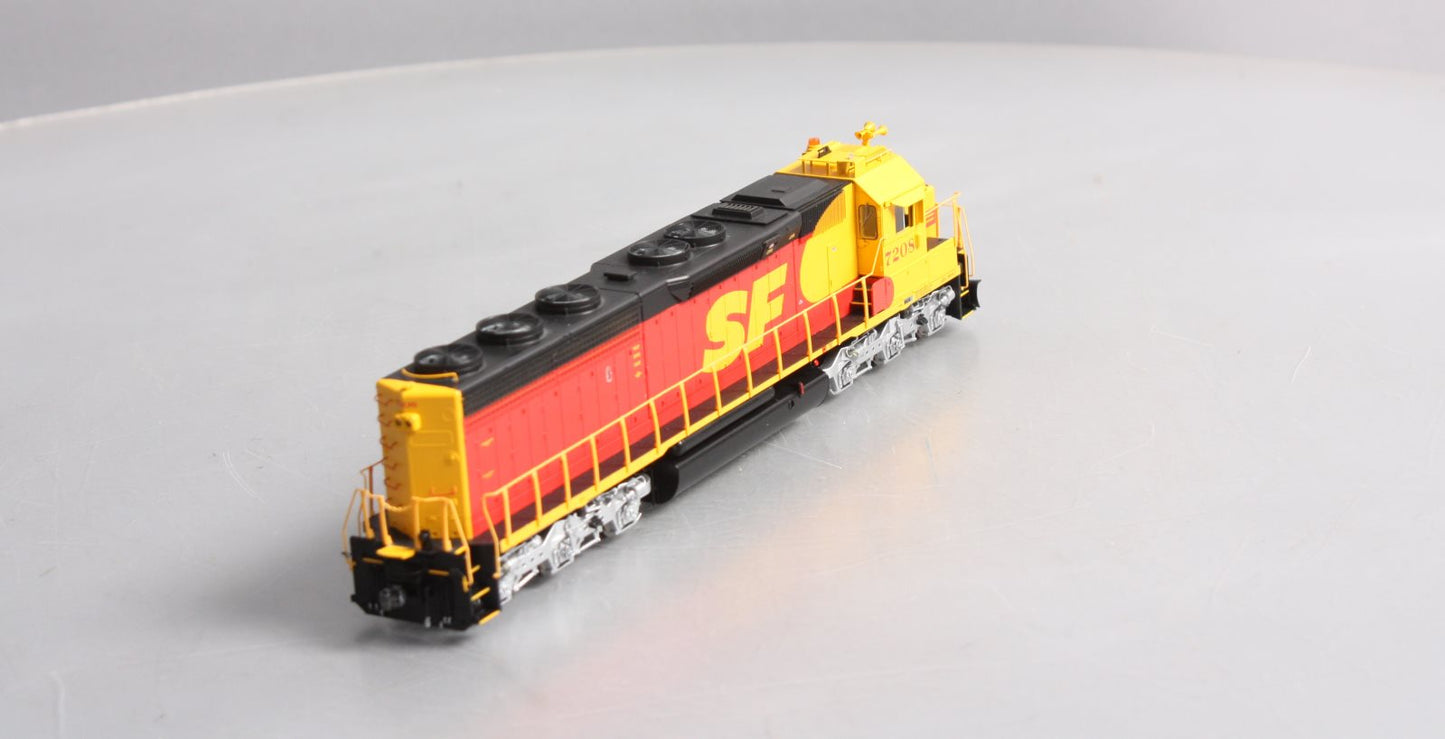 Athearn G86203 HO Scale Santa Fe SD45-2 Diesel Locomotive #7208 w/Tsunami2