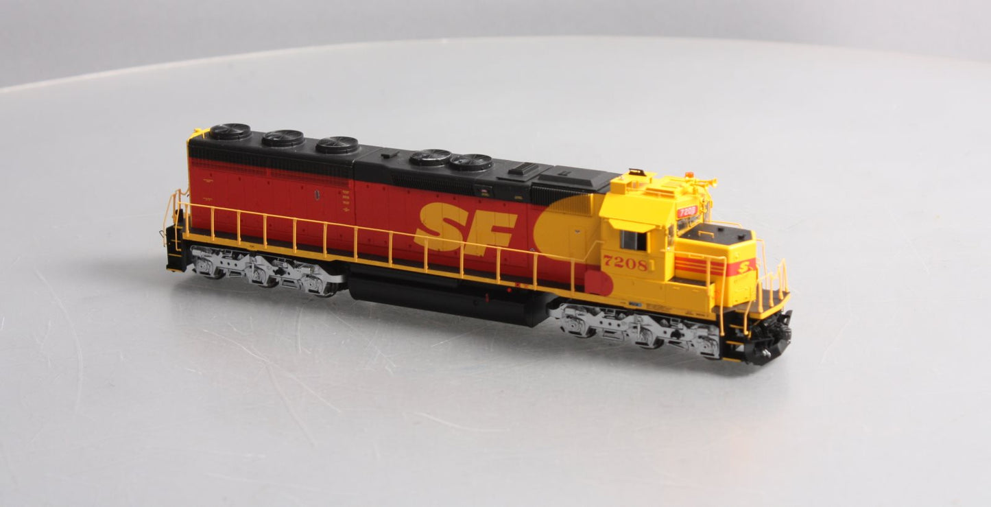 Athearn G86203 HO Scale Santa Fe SD45-2 Diesel Locomotive #7208 w/Tsunami2