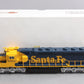 Broadway Limited 4283 HO SF SD45 Diesel Locomotive Sound/DC/DCC #5398