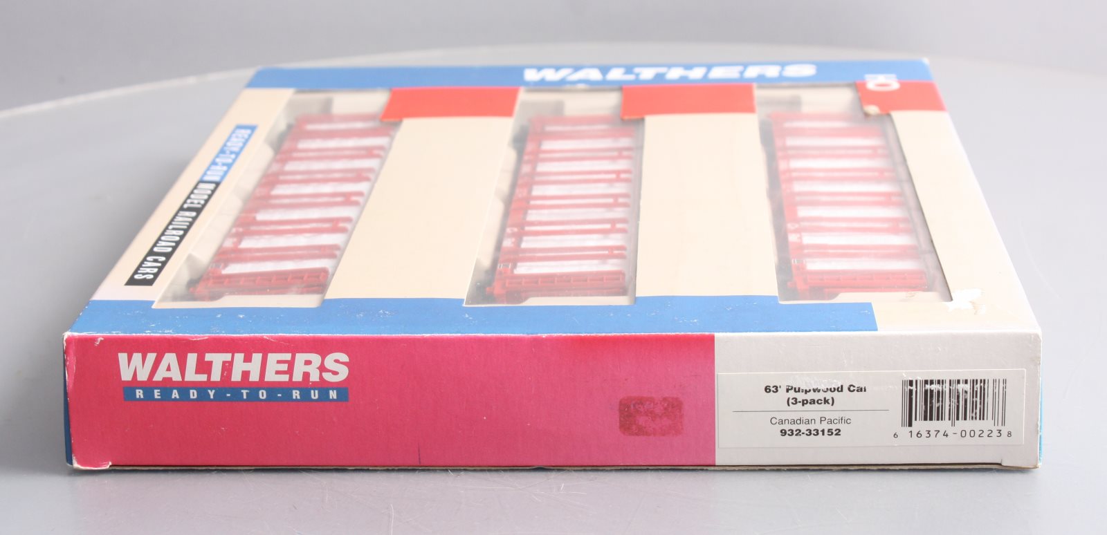 Walthers 932-33152 HO Scale Canadian Pacific 63' Pulpwood Car 3 Pack LN/Box