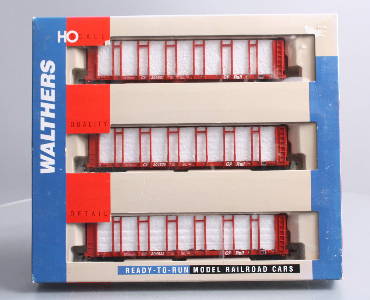 Walthers 932-33152 HO Scale Canadian Pacific 63' Pulpwood Car 3 Pack LN/Box