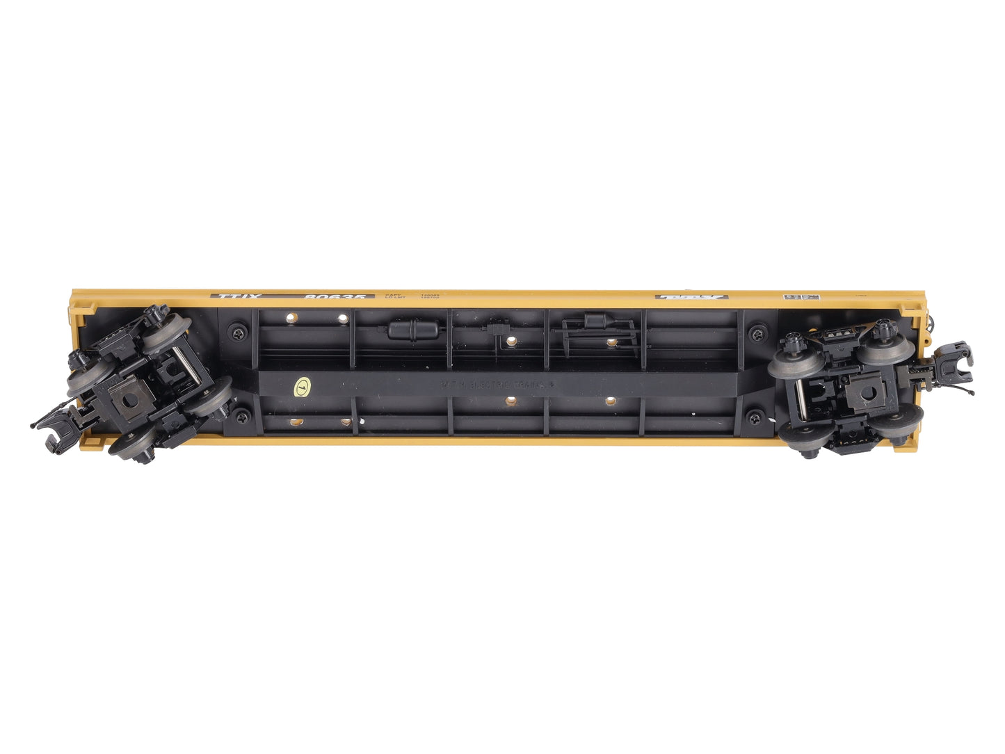 MTH 20-98445 O Gauge TTX Flatcar w/Bucket Loader #80635 LN/Box
