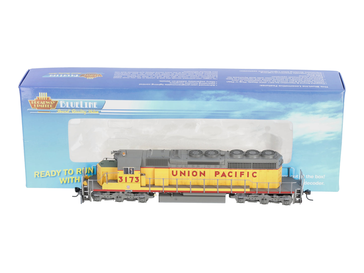 Broadway Limited 5281 HO Union Pacific EMD SD40-2 Low Nose with Sound #3173