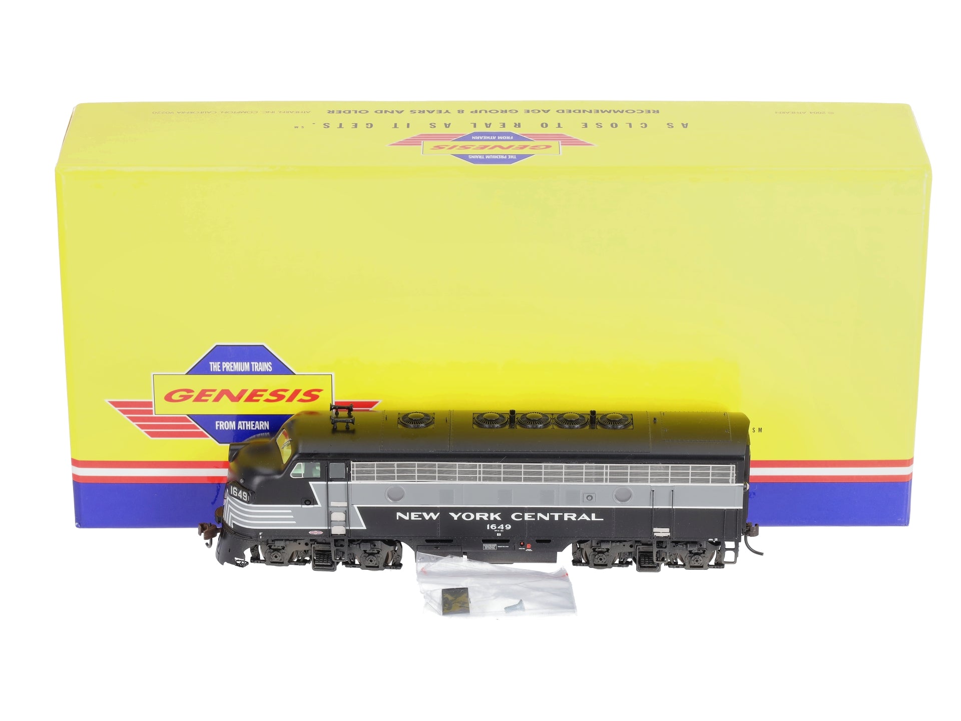 Athearn G1017 HO Scale New York Central F-7A Phase 1 Diesel Locomotive #1649 LN/Box