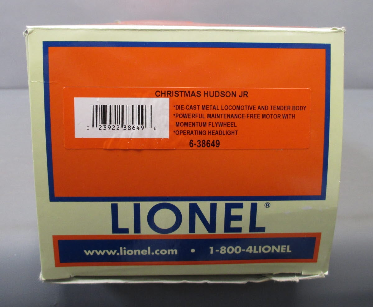 Lionel 6-38649 O Gauge Christmas Hudson Steam Locomotive & Tender #25 LN/Box