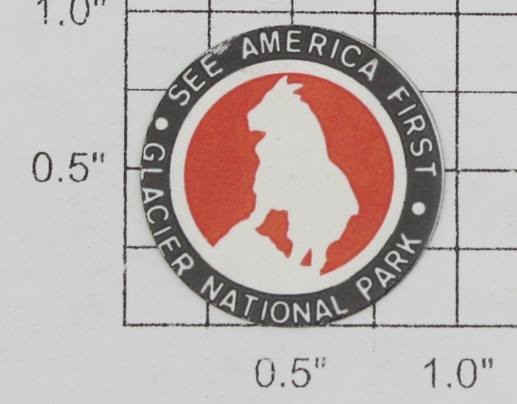 Lionel 6304-11 "Glacier National Park" Sticker Decal with Adhesive
