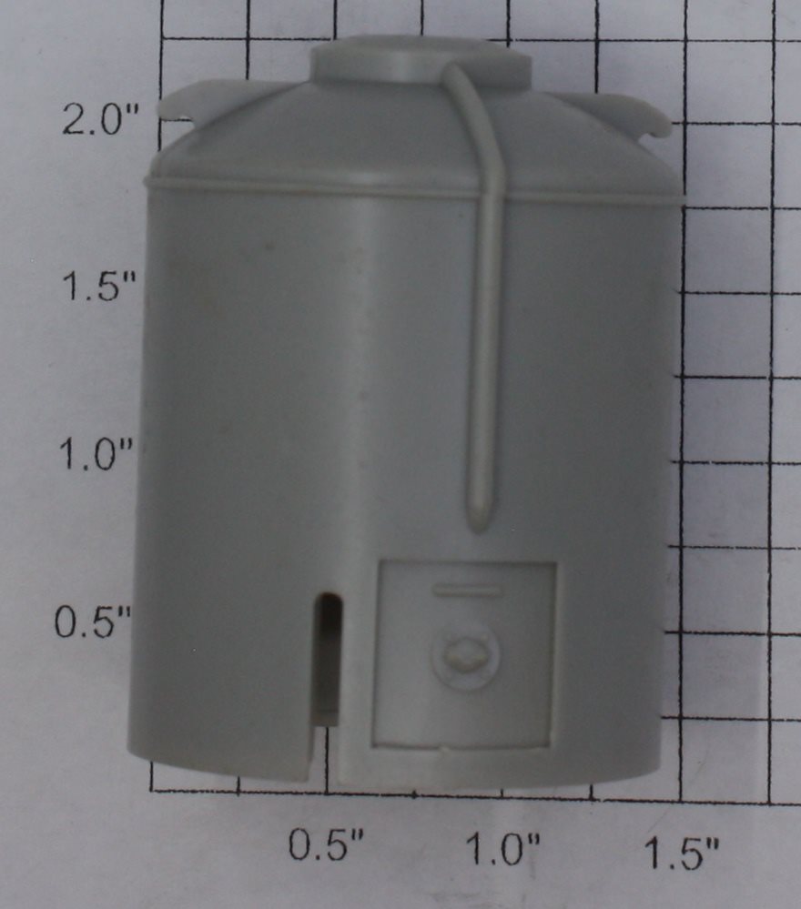 American Flyer PA13C201 S Scale Gray Blank Canister - No Lettering