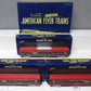 American Flyer 6-49960 S Gauge Route of the Reindeer Steamliner Car (Set of 3) NIB