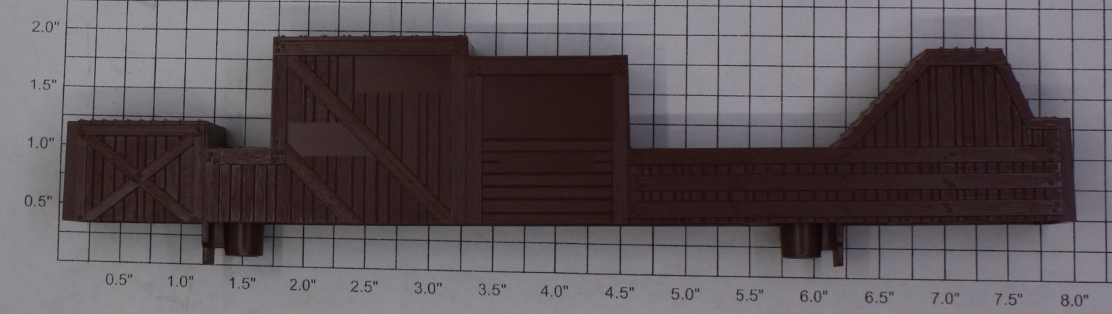 Lionel 16737-15 Dark Brown Animated Gondola Packing Crate Load