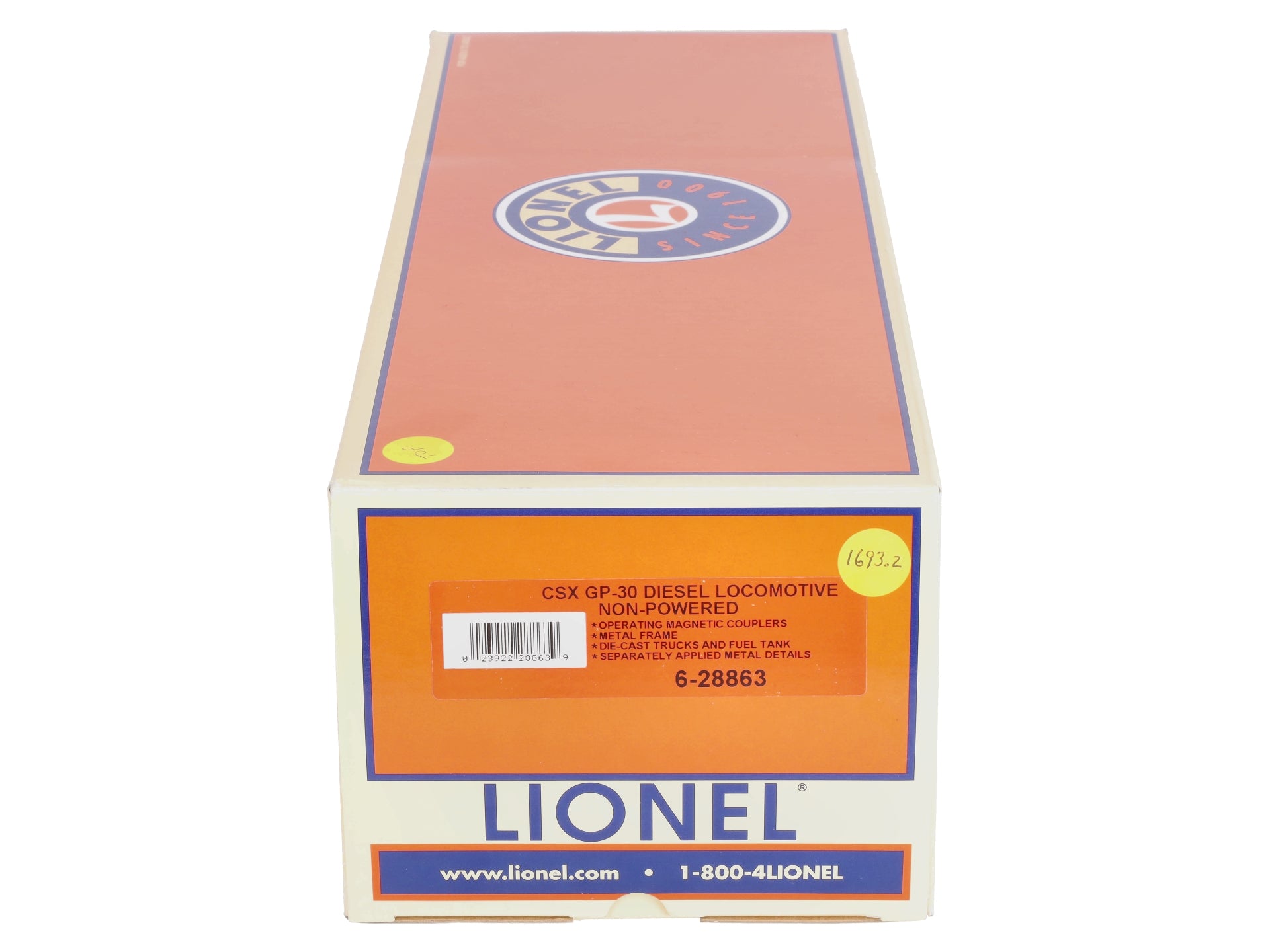 Lionel 6-28863 CSX GP-30 Non-Powered Diesel #4250 LN/Box