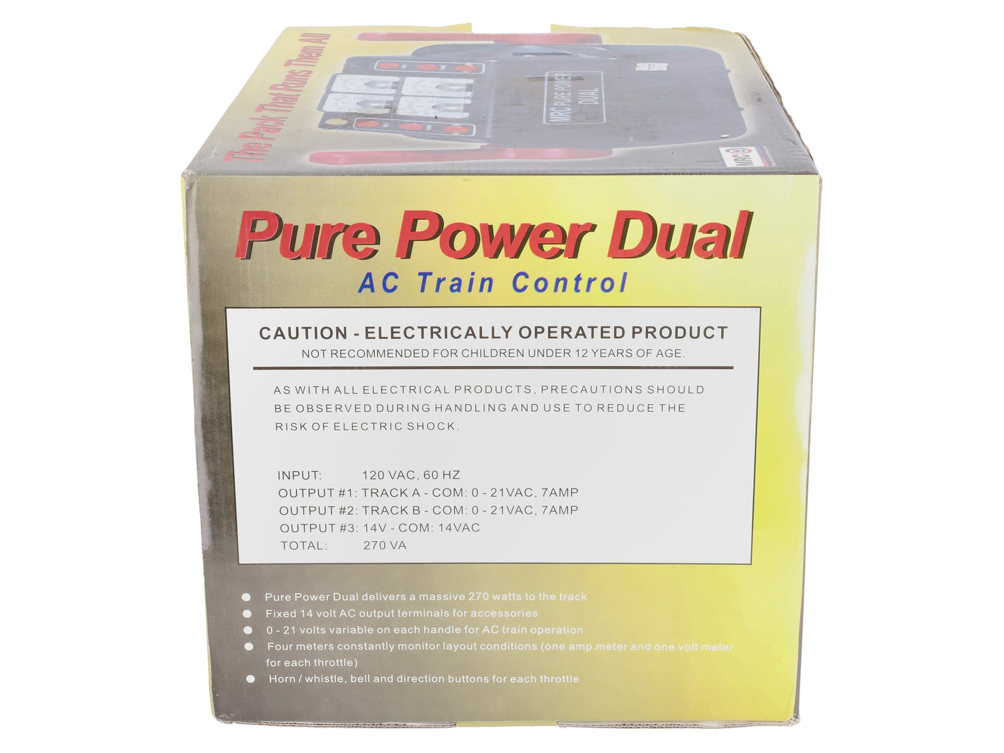 MRC AH601 O Pure Power Dual AC Train Control (270 Watts) LN/Box