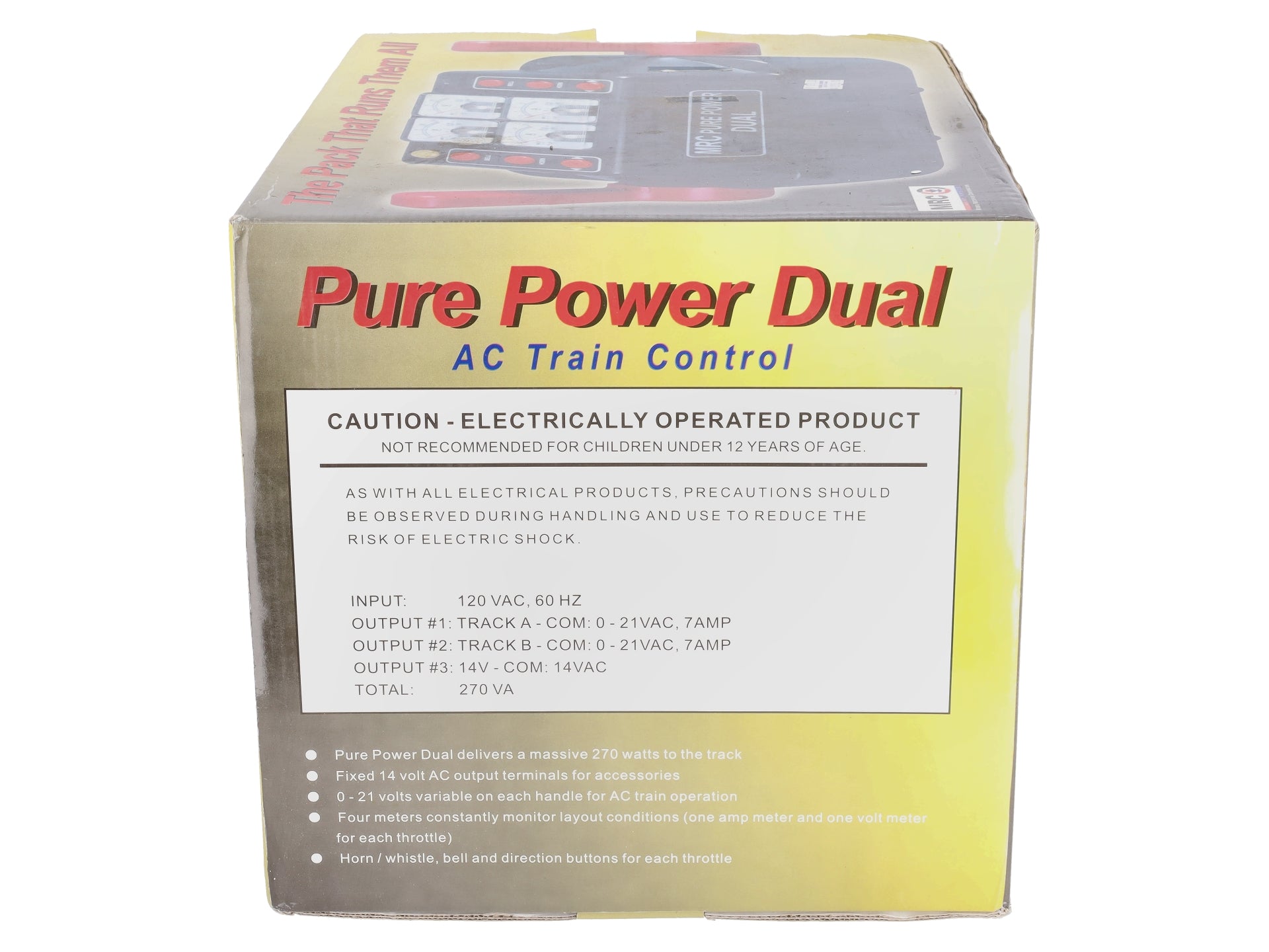 MRC AH601 O Pure Power Dual AC Train Control (270 Watts) LN/Box