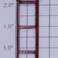 Lionel 364-68 Red Metal Ladder