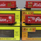 MTH 30-70106 O Canadian Pacific 4-Car 50' Double Door Plugged Boxcar Set LN/Box