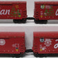 MTH 30-70106 O Canadian Pacific 4-Car 50' Double Door Plugged Boxcar Set LN/Box