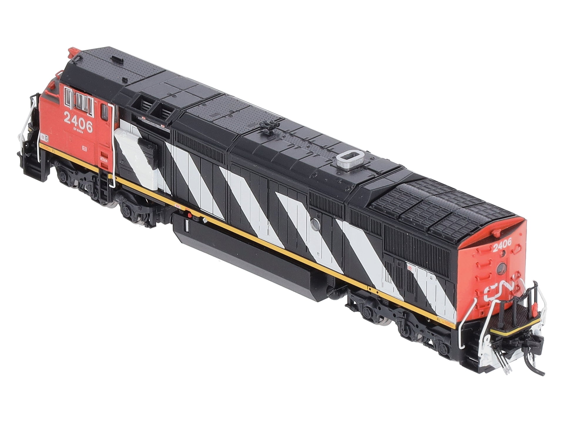 Rapido Trains 540502 N Canadian National Dash 8-40CM Diesel w/ DCC/Sound #2406