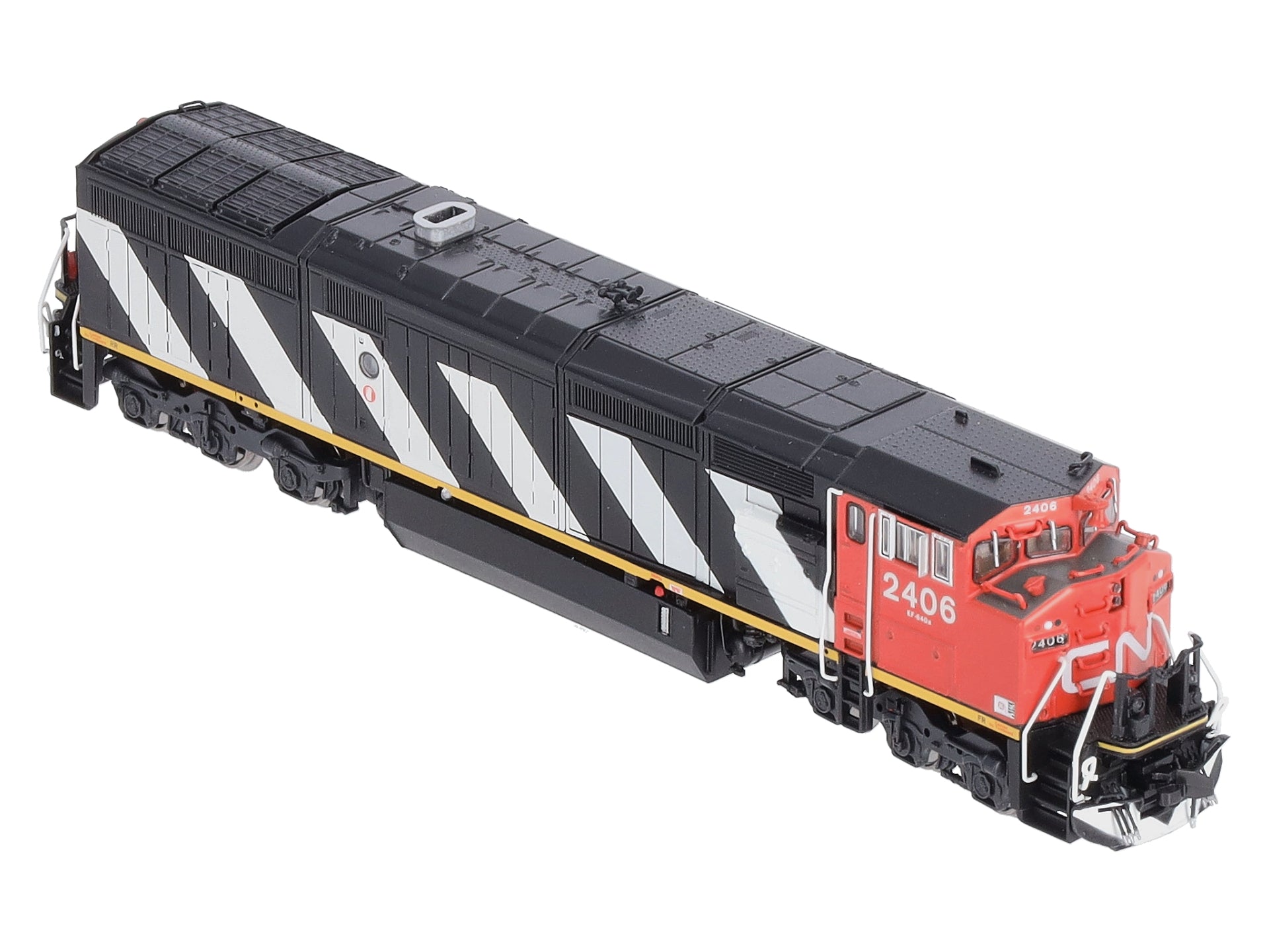 Rapido Trains 540502 N Canadian National Dash 8-40CM Diesel w/ DCC/Sound #2406